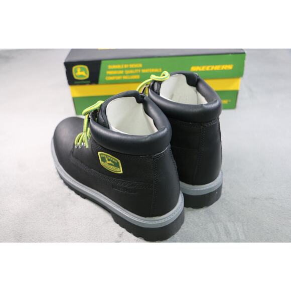 Skechers John Deere Work Boots Mens Size 9 Black Waterproof Memory Foam New main image 4